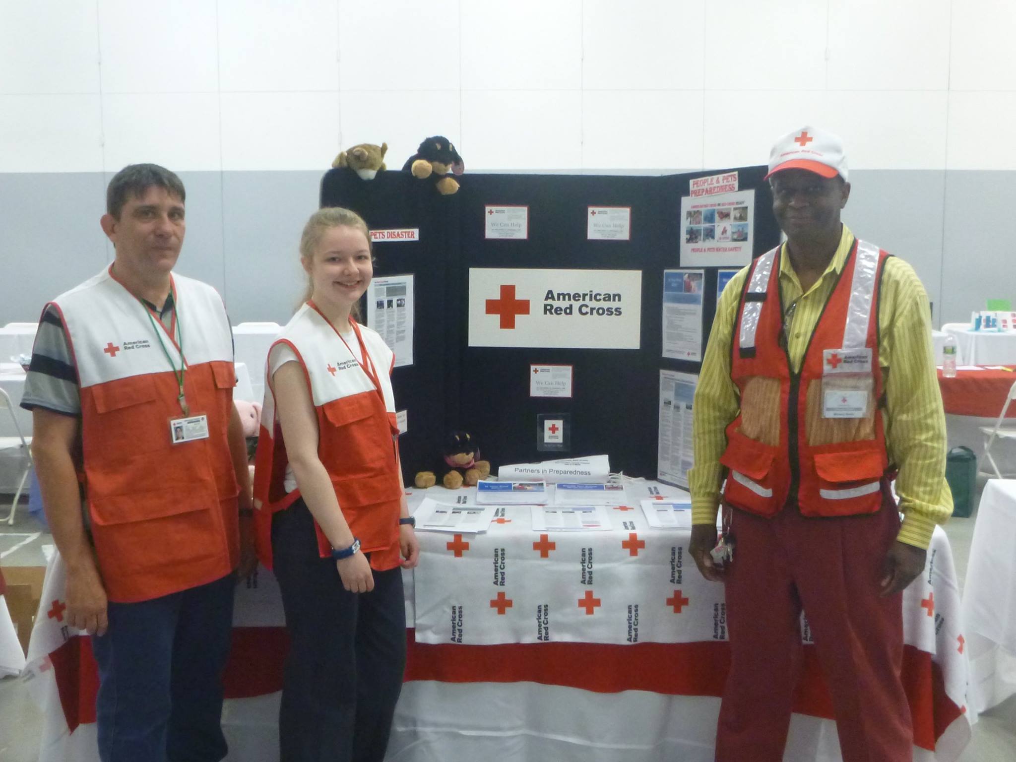 American Red Cross display