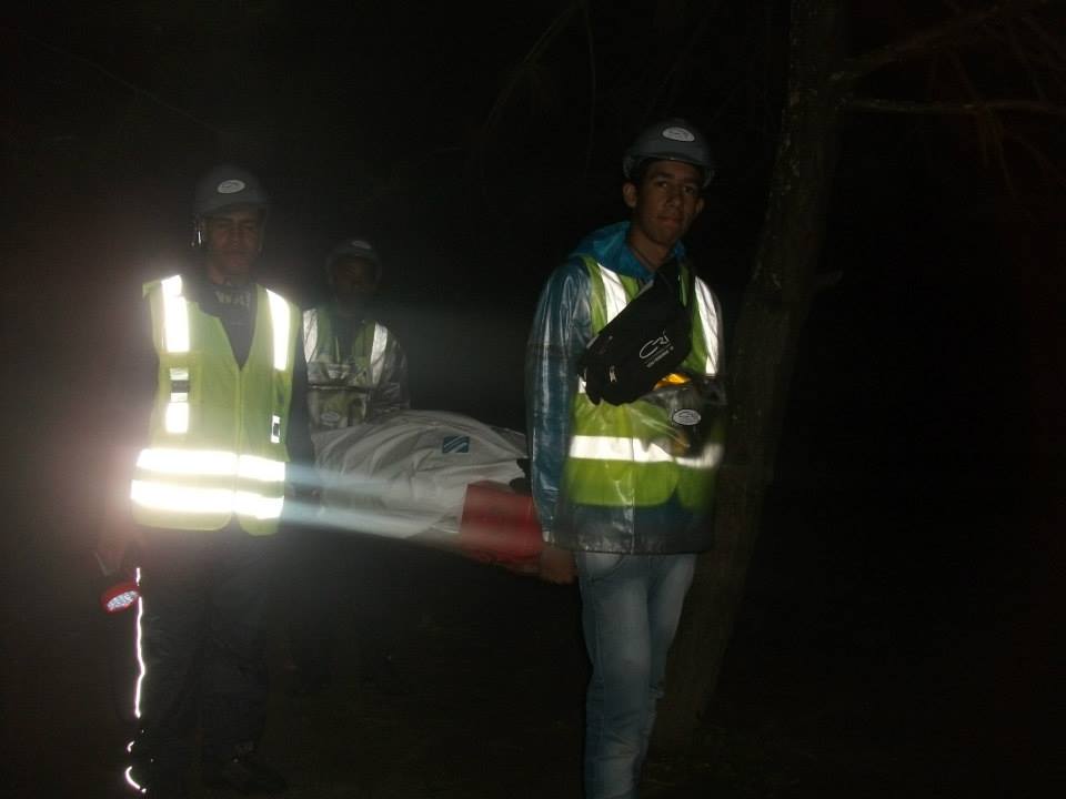 Night-time search and rescue exercise