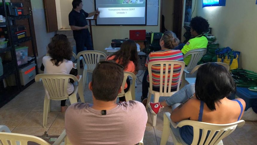 CERT training, Cordoeira, Nova Friburgo – RJ