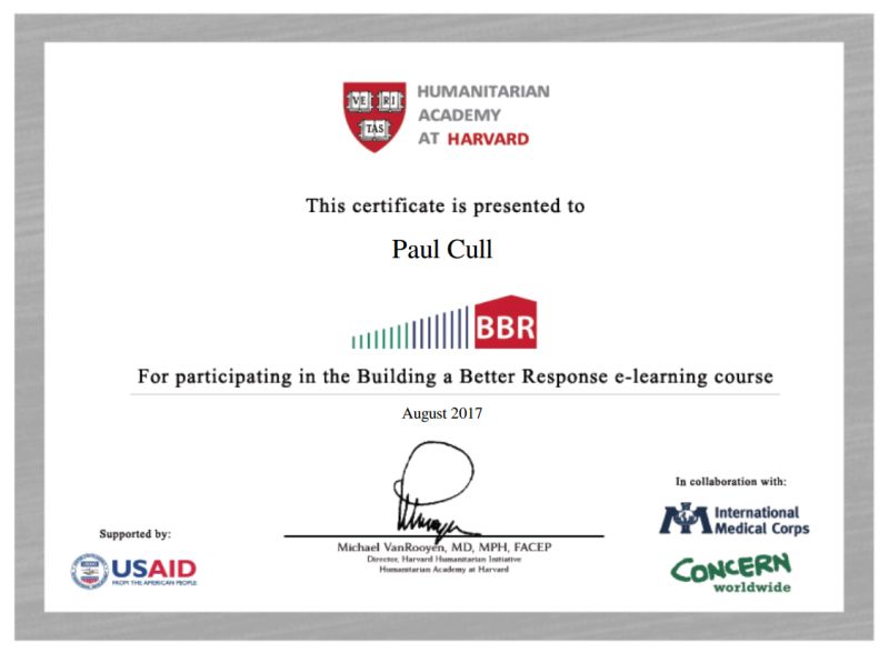 Building a Better Response Certificate