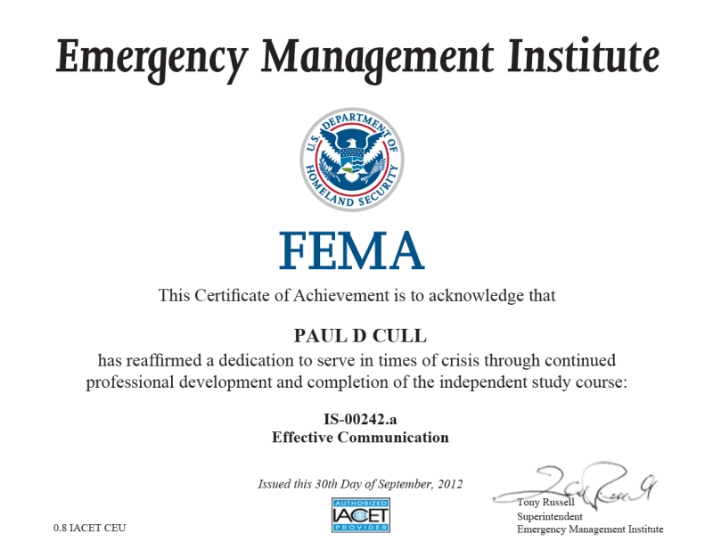 Effective Communication Certificate