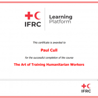 IFRC Art of Training Humanitarian Workers Certificate